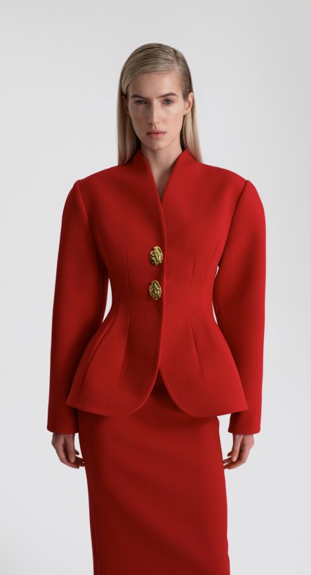 Жакет приталенный