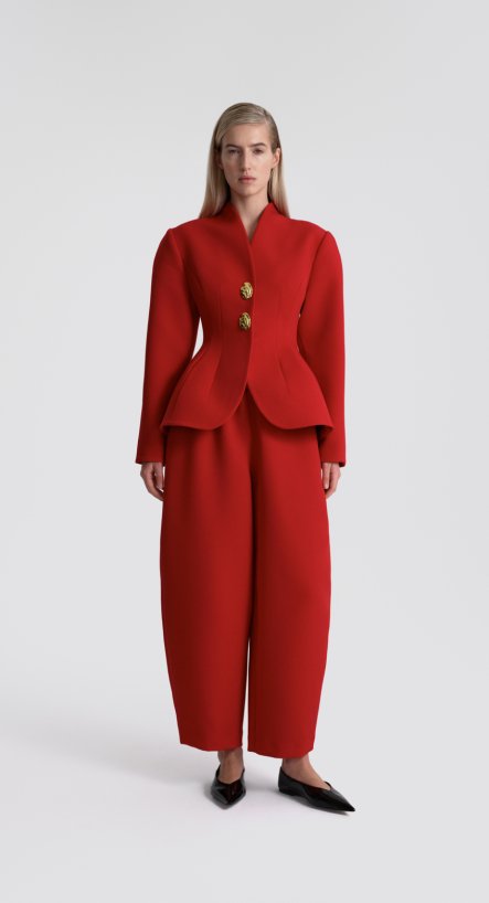 Брюки объемного силуэта