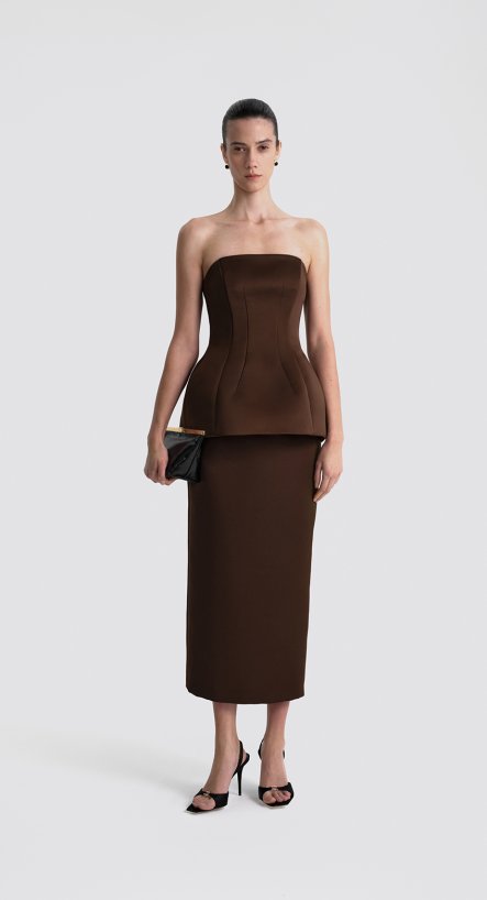 Юбка из сатина