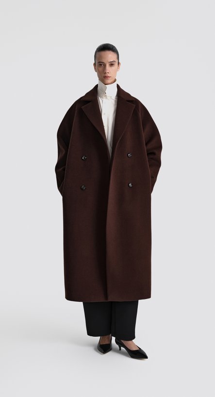 Пальто двубортное 