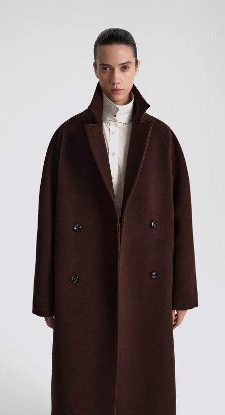 Пальто двубортное 