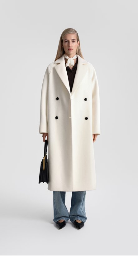 Пальто двубортное 