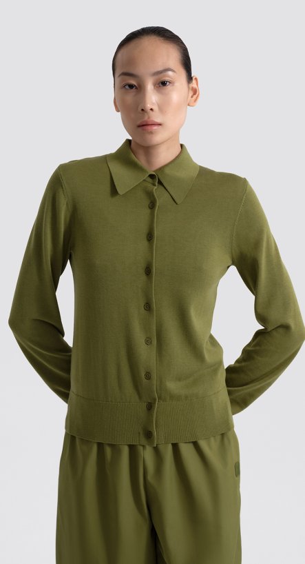 Кардиган-поло