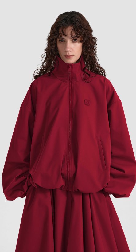 Бомбер из плащевой ткани