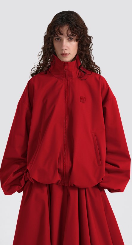 Бомбер из плащевой ткани